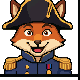 General Flint in Napoleon garb